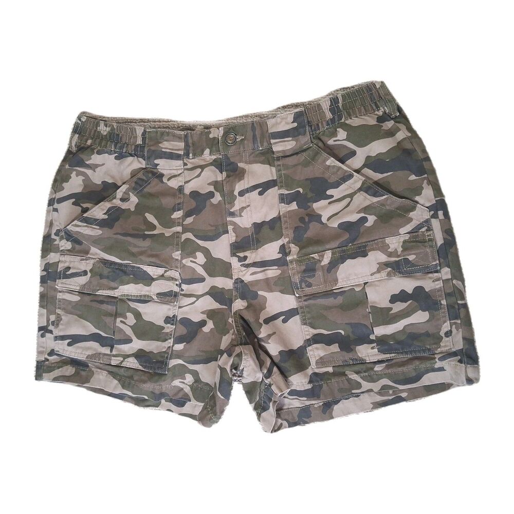 RedHead Brand Co Men's 38 Camo Cargo Shorts Cotton Utility Outdoor Hiking Gorpco